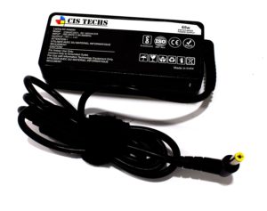 CIS Techs Compatible Acer Laptop Adapter Charger, 19V 3.42A 65W 5.5MM X 1.7MM Diameter Pin acer Laptop Adapter Charger for Acer Aspire E15 E11 E14 E1 F15 ES1 E5 E5-553 E5-575 E5-575-33BM A515-51-5398 A515-43-R19L Notebook PC, BIS & ISO Certified